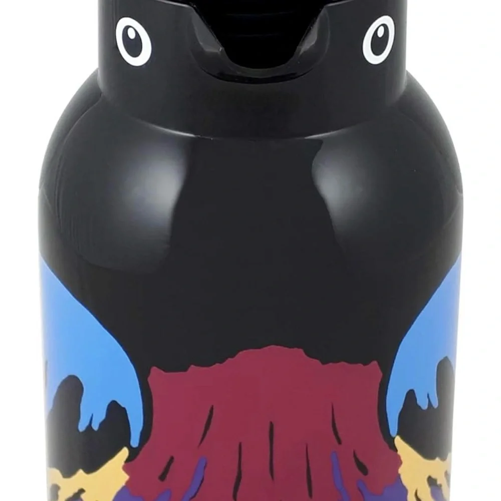 Helios Thermo-Bird Penguin Vacuum Jug 1L Black Colorful Design Made in Germany